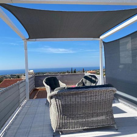 Roof Terrace & Sea View Entire Apartment Peyia Exterior foto