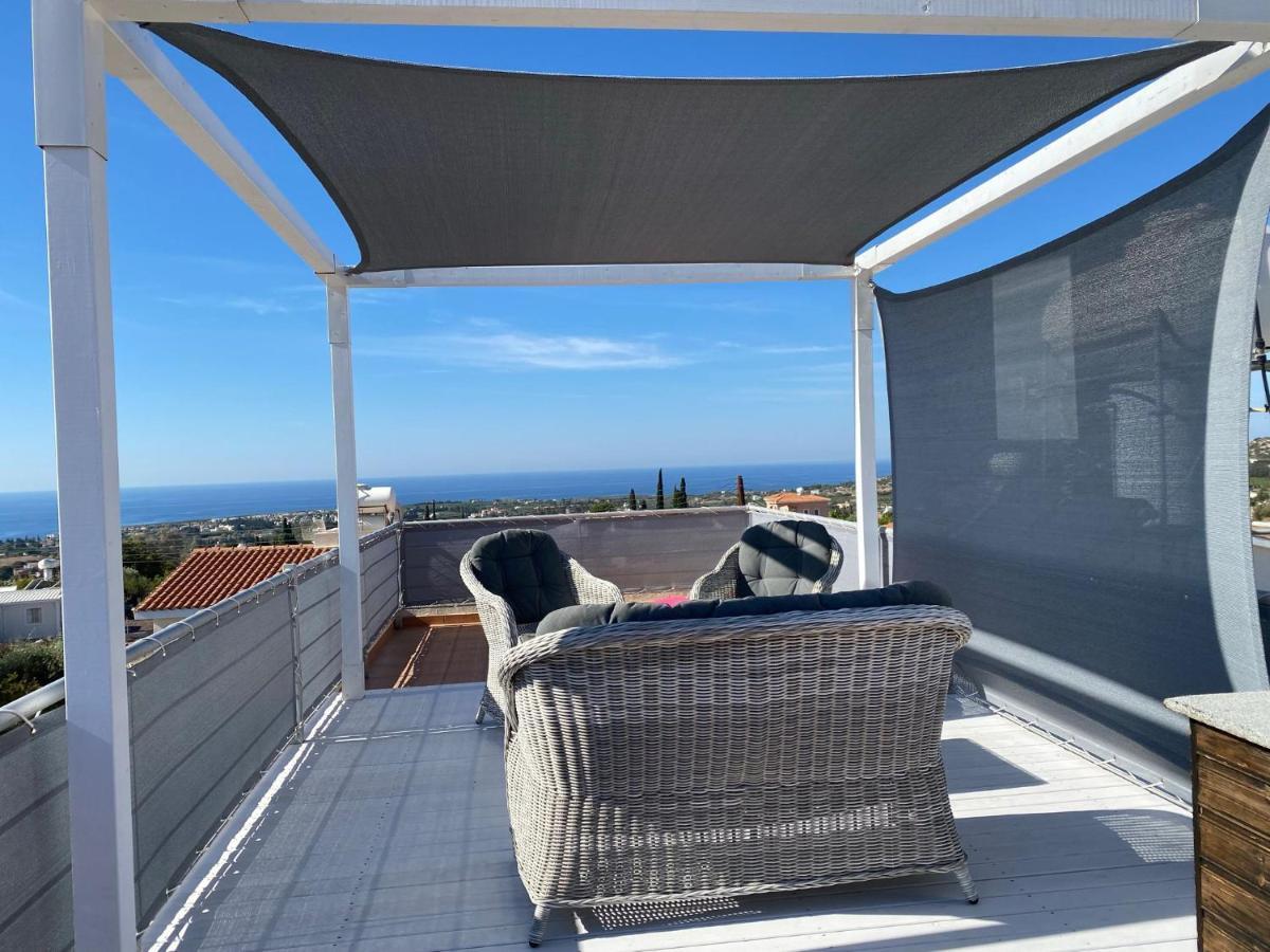Roof Terrace & Sea View Entire Apartment Peyia Exterior foto